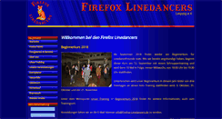 Desktop Screenshot of firefox-linedancers.de